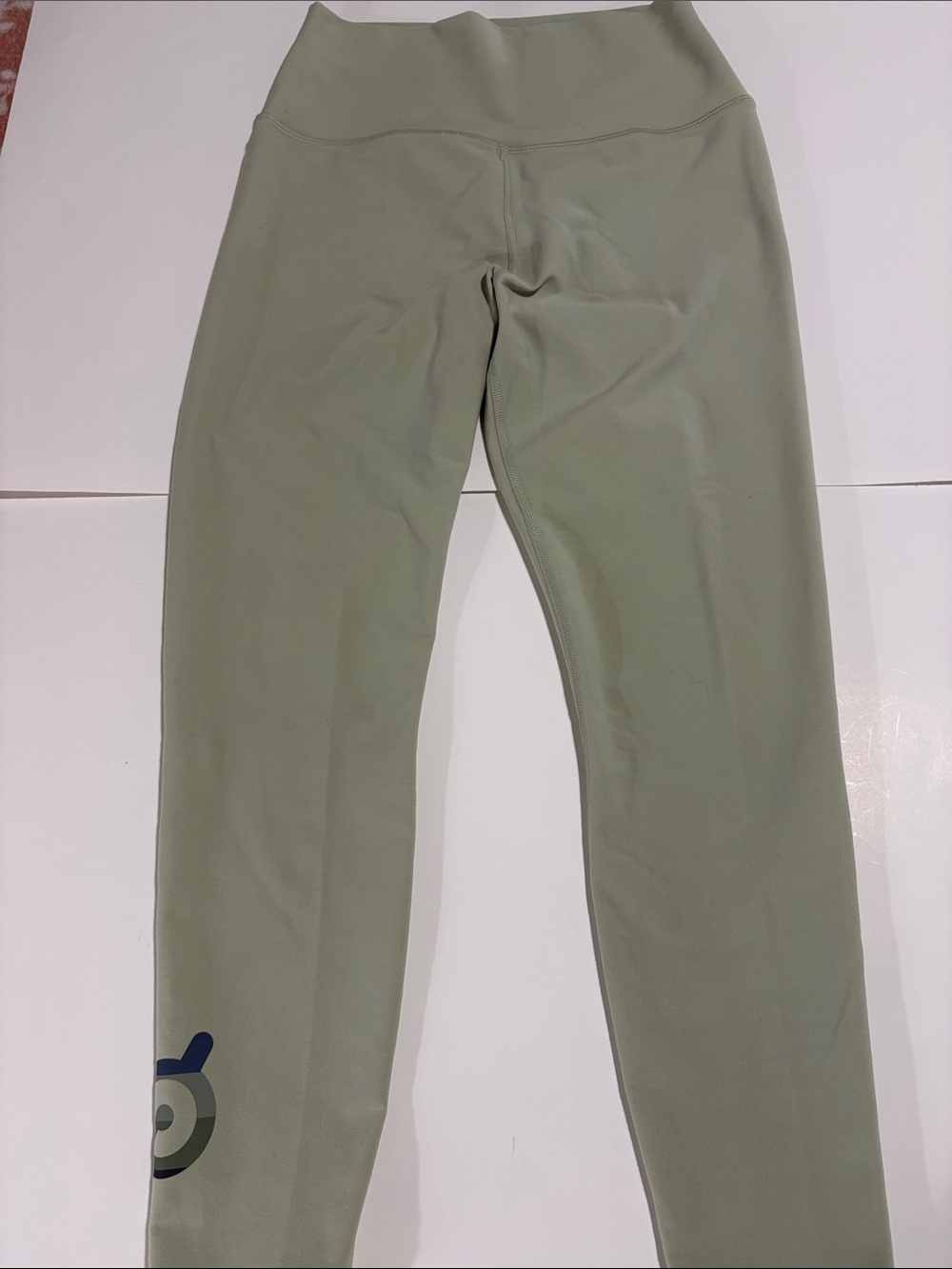 Peloton High-Waist Leggings in Sage Green